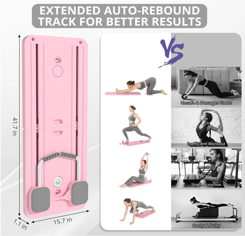 Adjustable Pilates Board, Home Workout | Ab & Push-up Workout Board